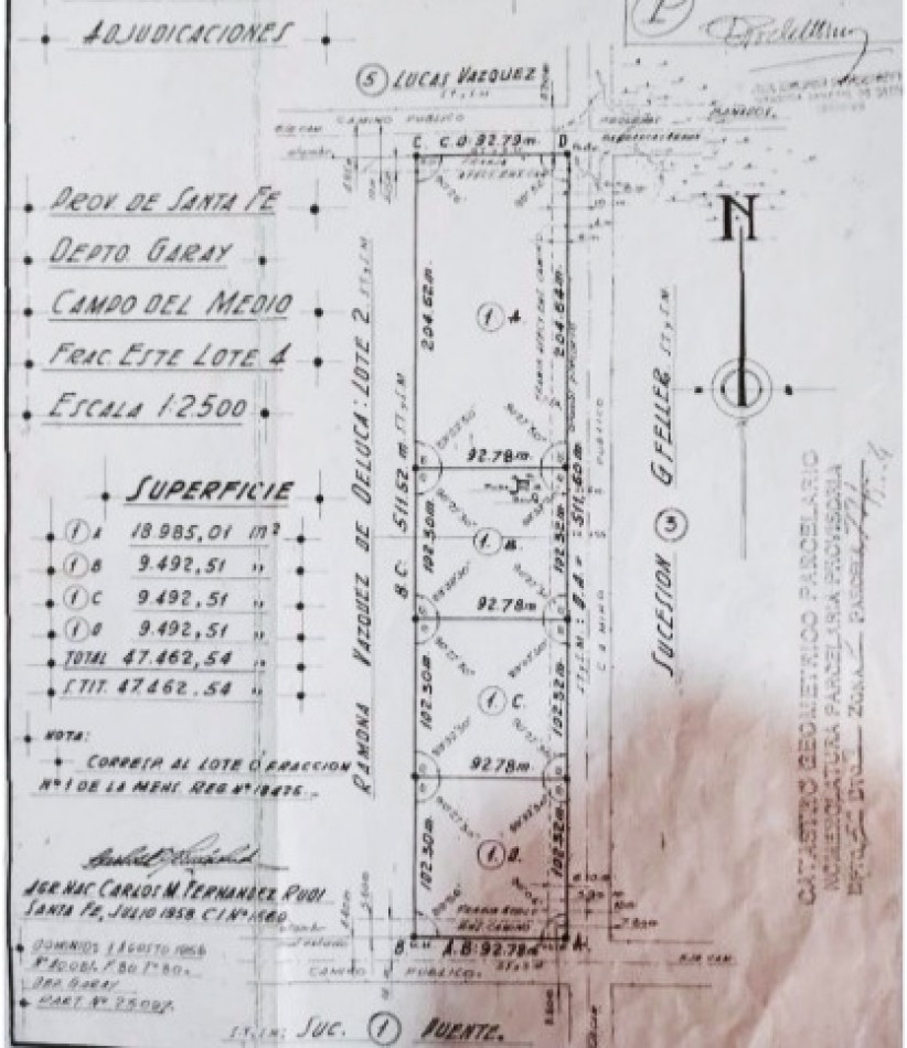 Campo de 2 Hectareas en venta en Cayasta 