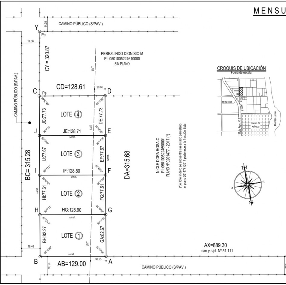 Terreno en venta en Helvecia